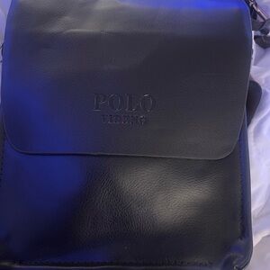 Men's Messenger Bag Leather Polo S Crossbody Handbags Shoulder Travel Bags